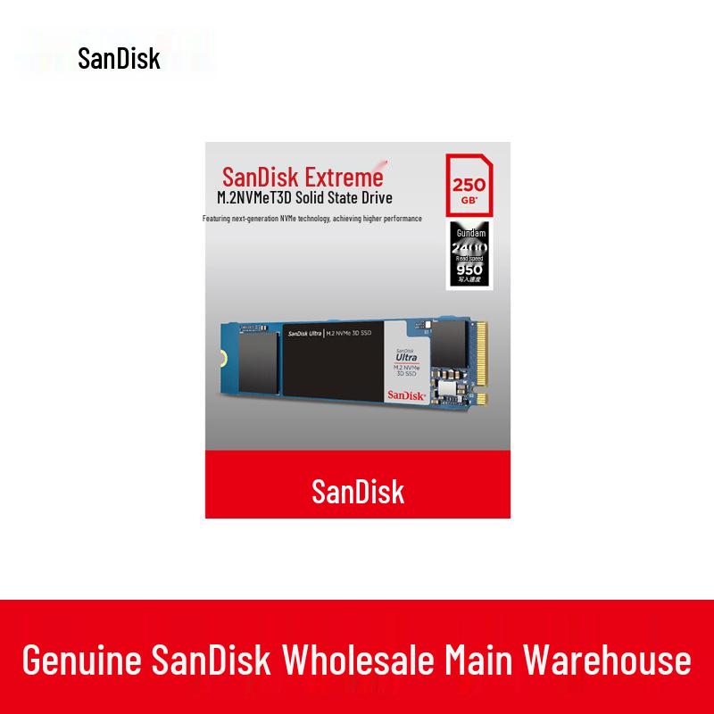 

SanDisk M.2 NVMe 1TB SSD 3.0 для настольного компьютера и ноутбука 2TB PCIe твердотельный накопитель