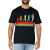 Padel Evolution Lustiges Padel-Design Geschenkidee Tennis Padel Tennis T-Shirt Lustige T-Shirts Kurzarm T-Shirt T-Shirt für Männer