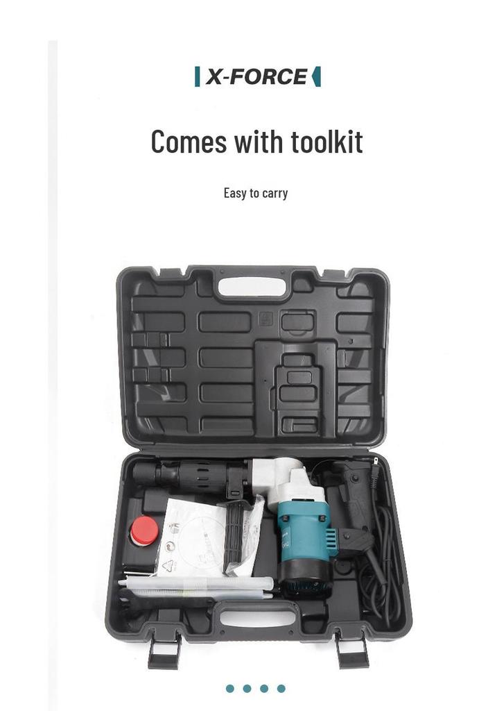 0810 Multi-Function Electric Hammer & Pickaxe with Euro Spec Plug
