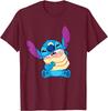 Hot Fashion Lilo & Stitch Wedding Party Crasher Stitch with Cake T-Shirt S-4XL Four Seasons Unisex