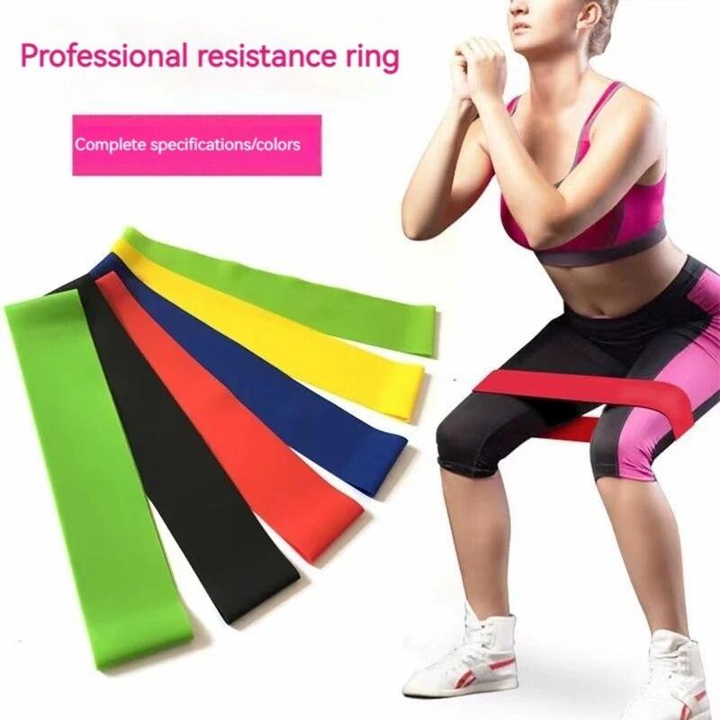 Latex Resistance Circle Mini Fitness Stretch Band Rally Band Strength Training Hip Stretch Circle Rally Band