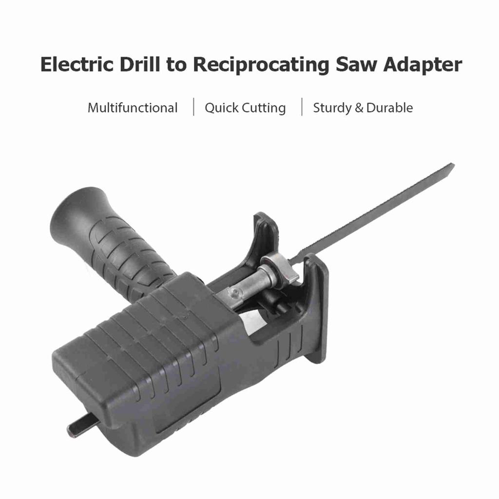 Reciprocating Saw Adapter Woodworking Hand Saw Drill Jig Saw Attachment
