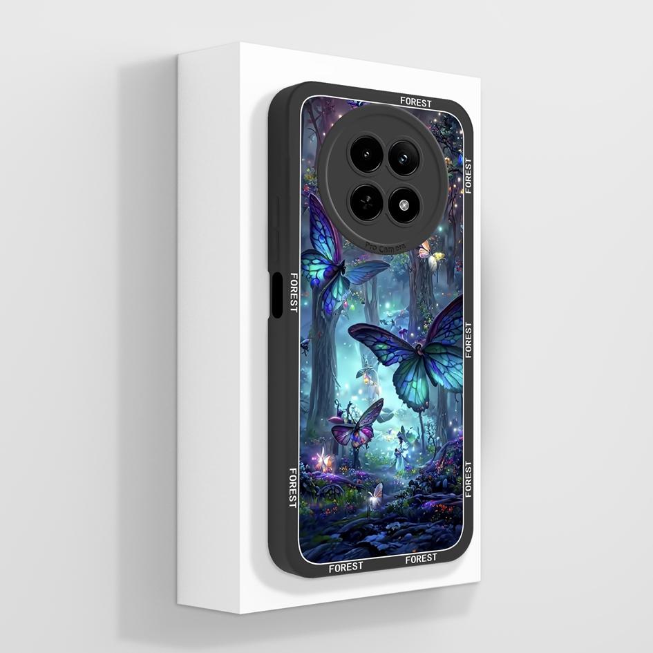 Matte Hülle für OPPO Realme 12 11 Pro Plus 12Lite 12X 11X Hülle Niedliche Mode Welpe Handy Tasche Weiches Flüssigsilikon Stoßfester Bumper für OPPO Hülle Capa