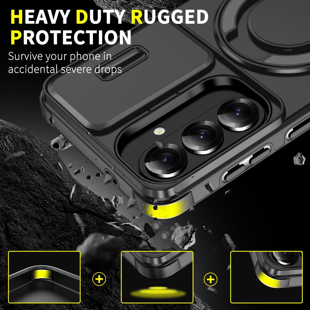 Ochranné odolné pouzdro se stojánkem pro Samsung Galaxy S25 Ultra S26 S24 FE S23 Plus S22 S21 A17 5G A56 A36 A16 A55 A35 A15