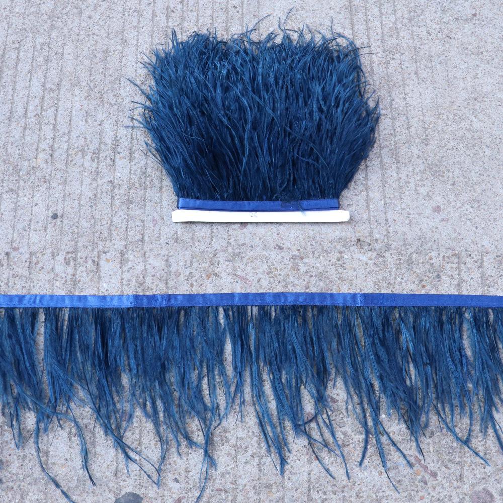 Thickened Encryption Ostrich Hair Cloth Edge 10-15Cm Feather Clothing Skirt Accessories