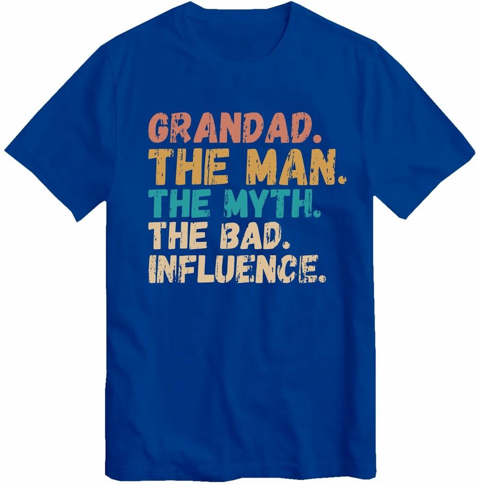 Grandad The Unisex The Myth Tshirt Best Gift For Grandfather Christmas Tee Top