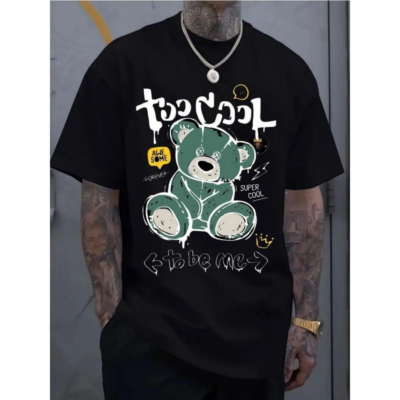 

Європейські розміри Повсякденна спортивна сорочка з коротким рукавом для чоловіків зі стильним 2D-принтом, виготовлена з еластичного та зручного матеріалу 4XL чорний