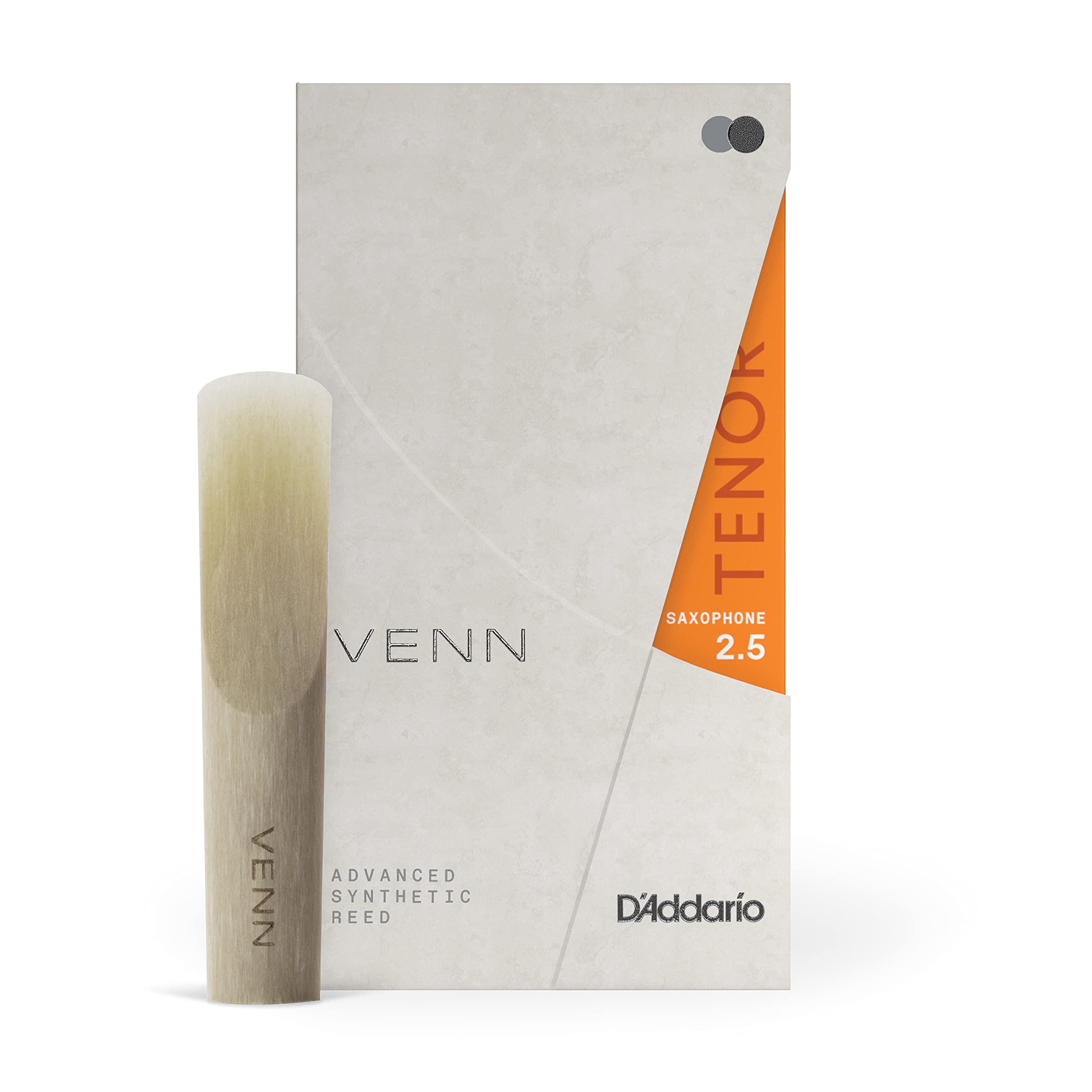 WoodWinds Synthetic Reed for Tenor Saxophone VENN VTS0125 1 Reed D Addario [Hardness 2.5]