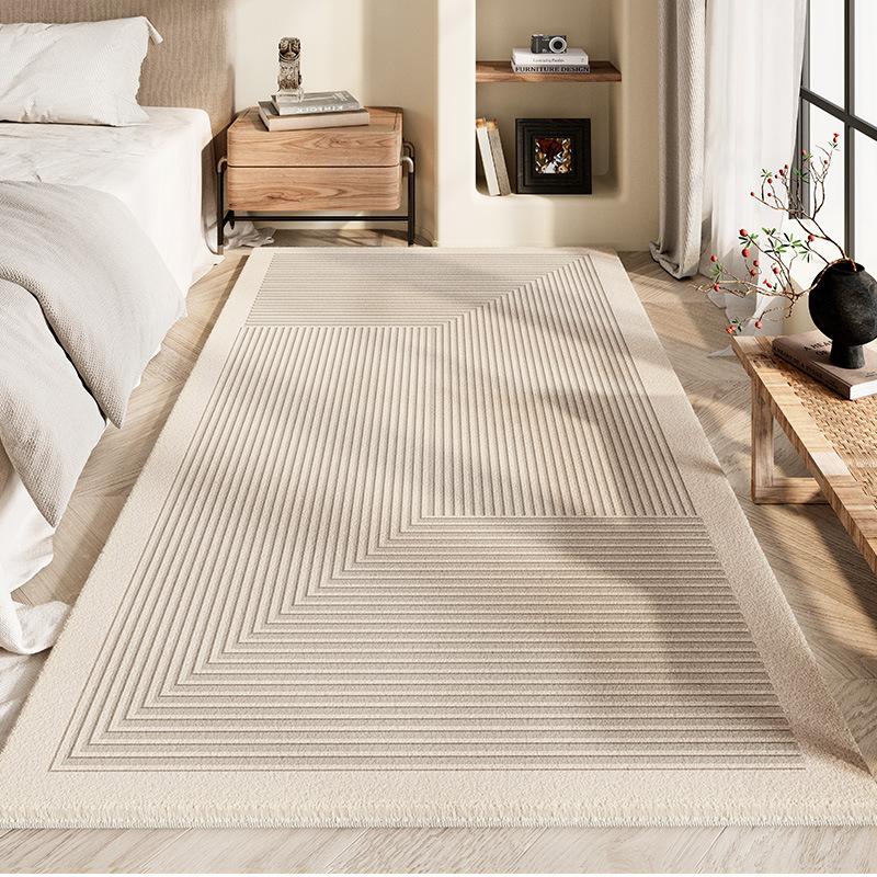 Tapis de chevet imperméable et antidérapant de qualité supérieure - Coussin de côté pour chambre à coucher - Tapis de sol lavable et étanche pour pièce