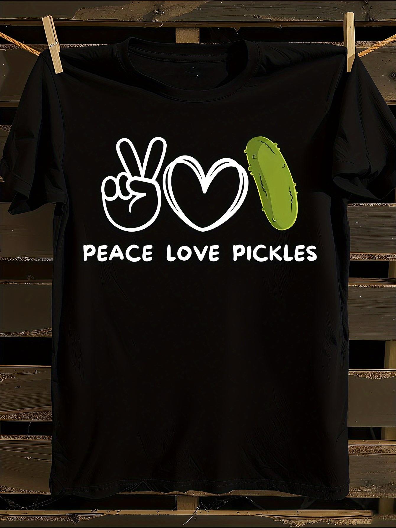 Funny Pickles Lover Graphic Tshirt M
