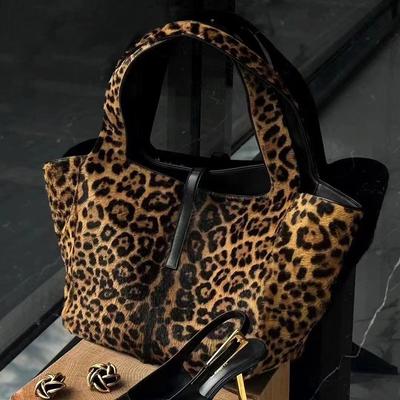 Damen Umhängetasche Große Handtasche Universität Neue Leopardenmuster Tote Casual Shopping Luxus Designer Handtaschen