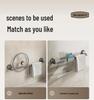 Suction Cup No-Drill Towel Rack - Wall-Mounted Bathroom Organizer with Single/Double Bar