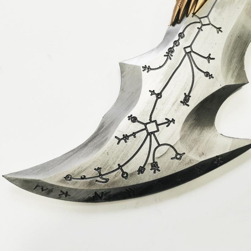 45cm Kratos Katana God of War 4 Sword Cosplay Prop PU Athena Blade Chaos Sword Real Size Japanese Katana Samurai Sword Toy Gift