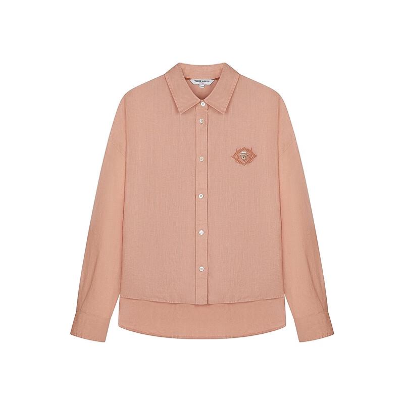 Teenie Weenie Women's Linen Blend Bear Shirt