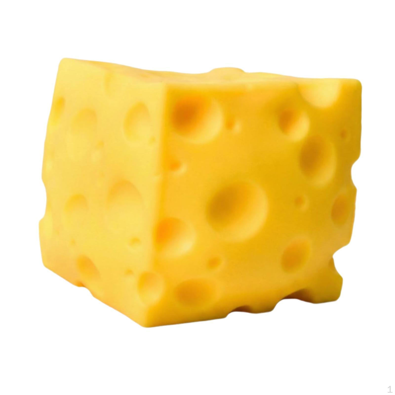 Cheese Block Sensory Toy Novelty Gift Perceptual for Children Christmas Holiday Birthday