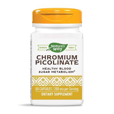 Chromium Picolinate 200 Mcg, 60 Capsules