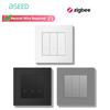 BSEED Zigbee Curtain/Light/Roller/Dimmer Switch Series Wall Smart Click Switches Shutter Backlight Plastic Frame Tuya APP Switch