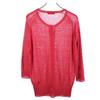 SEE BY CHLOE Linen Blend Long sleeve knit cardigan Red series Women Used