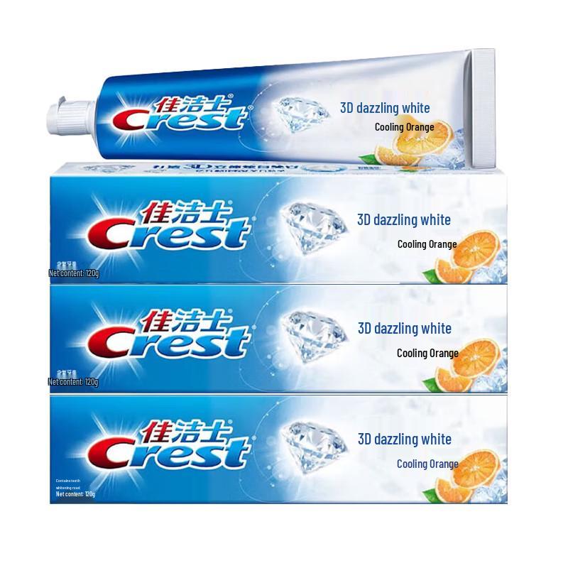 Crest 3D White Refreshing Ice Orange Toothpaste