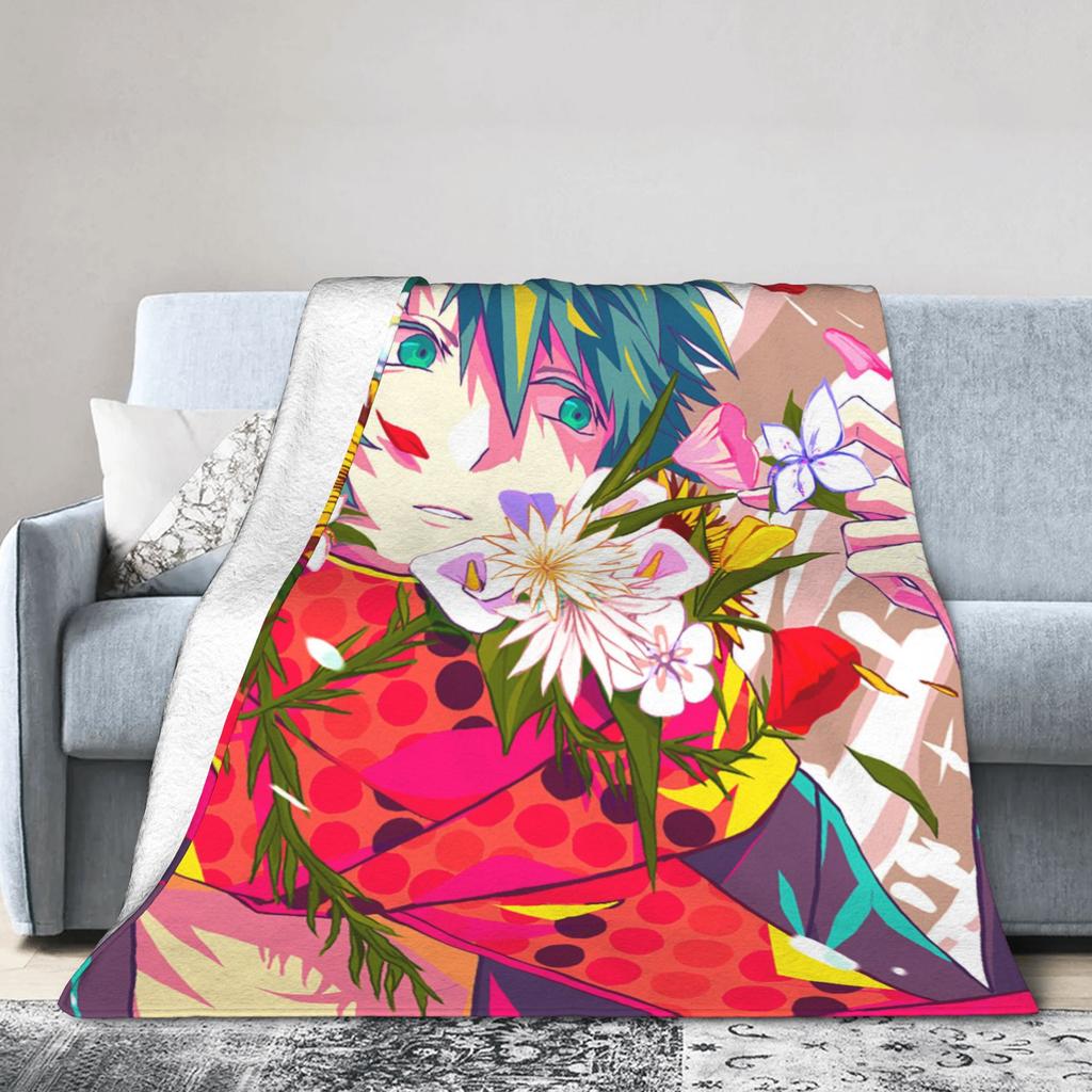 YTTD Anime Shin Sou Idk Sara Blankets Your Turn To Die Game Fuzzy Funny Breathable Throw Blanket for Home  Winter