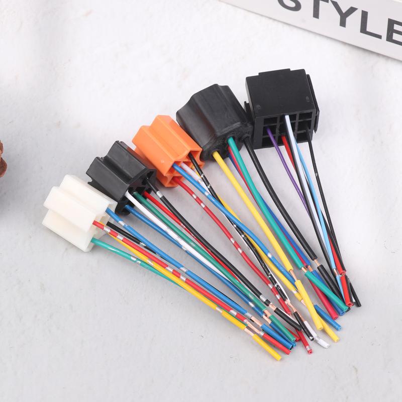 Ceramic Car Relay Holder 5 Pin Auto Relay Socket 5 Pin Relay Connector Plug Ceramic Relay Holder Seat High Relay With Pins