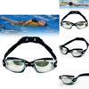 Hd Swimming Goggles With Antifog Silicone Frame Uv Protection For Adults