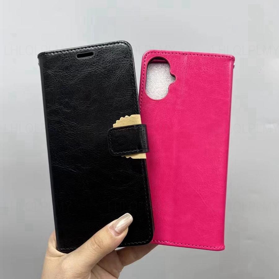 Luxury Leather Flip Protect Case For Samsung Galaxy A26 A36 A56 A06 A16 5G M55 S25 Plus Ultra A 06 16 36 56 Wallet Cover Coque