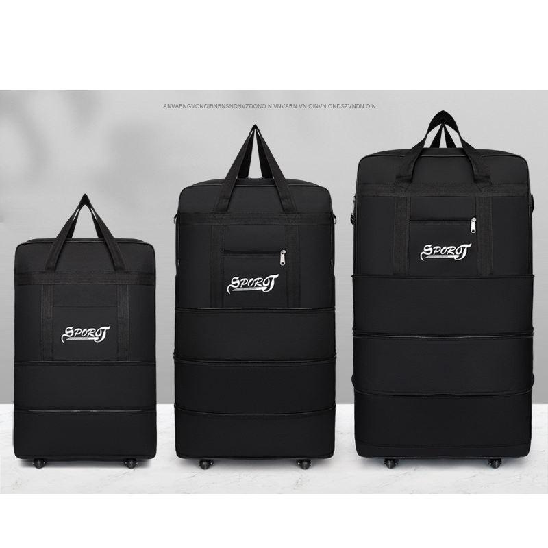 Large Capacity Foldable Travel Bag With Multiple Compartments For Air Travel
