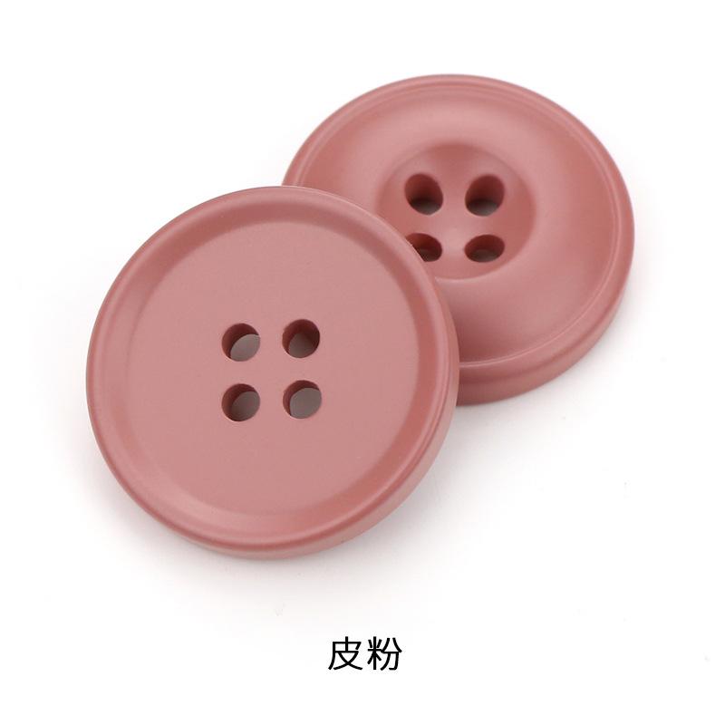 Farbige Harzknöpfe, Runde Vierlochknöpfe, Kleidung, Pullover, Trenchcoats, Anzüge, Mäntel, Einfarbige Deko-Accessoires, Accessoires