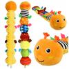 [PACZB] Sensory toy for babies plush anti-stress caterpillar Z3490