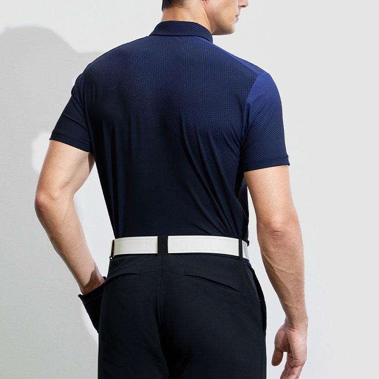 FILA Golf Series Solid Color Pullover Sports Sun Protection Short Sleeve Polo Shirt Men Polo Shirts A11M415105F-ZB