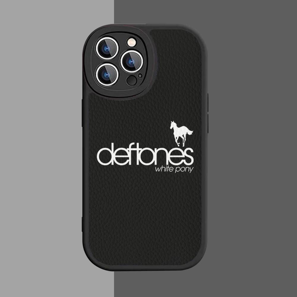 

D-Deftones Band For IPhone 16 15 14 13 12 11 Pro Max Plus Shockproof Leather Soft Phone Cover iphone XS MAX