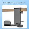Metal Earphone Holder Under Desk Headphone Stand Headset Hanger with Adjustable Clamp Aluminum Hook
