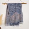Bohemian Versatile Jacquard Cashew Ethnic Style Big Shawl Women'S Scarf Vintage Tassel