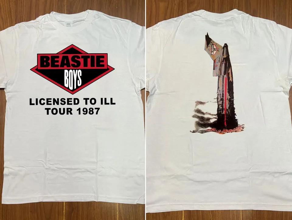 Beastie Boys Licensed To Ill Tour 1987 T-Shirt, Beastie Boys Tour 1987 T-Shirt