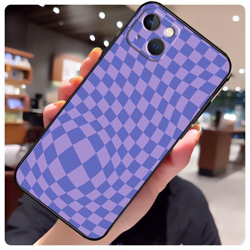 Check Orange Green Moss Twist Phone Case For Apple iPhone 17 Pro Max 17 Air 17Pro Silicone Soft Bumper Cover