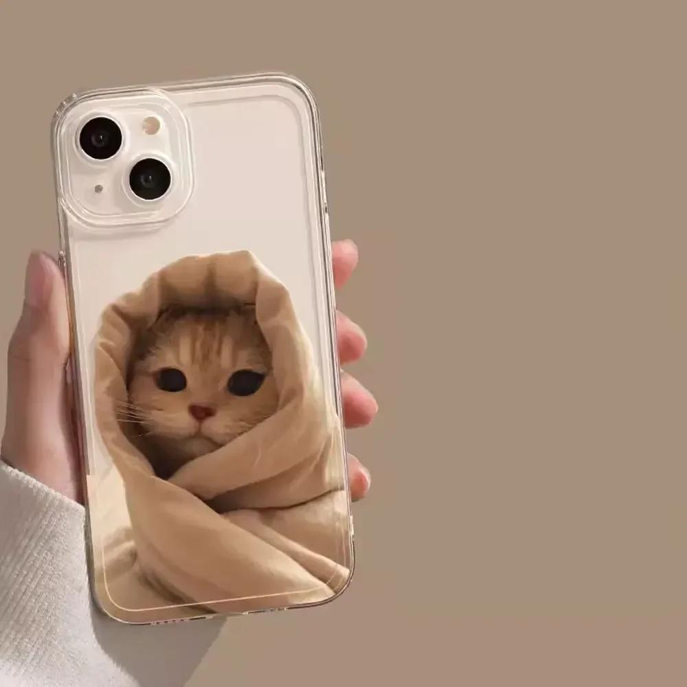 Cat & Dog Design Couple funda phone case For iPhone 17 16 15Pro Max 11 12 13 14Pro Plus Shockproof coque iphone Shell Bumper