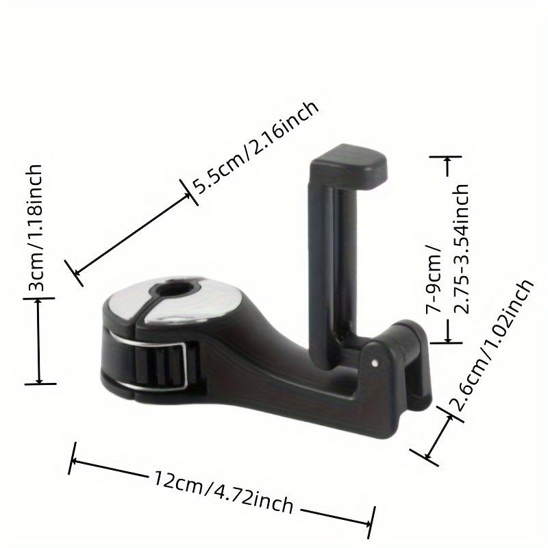 Multifunction Rear Headrest Hook Car Phone Holder Adjustable Automobile Headrest Phone Clip for GPS Navigation