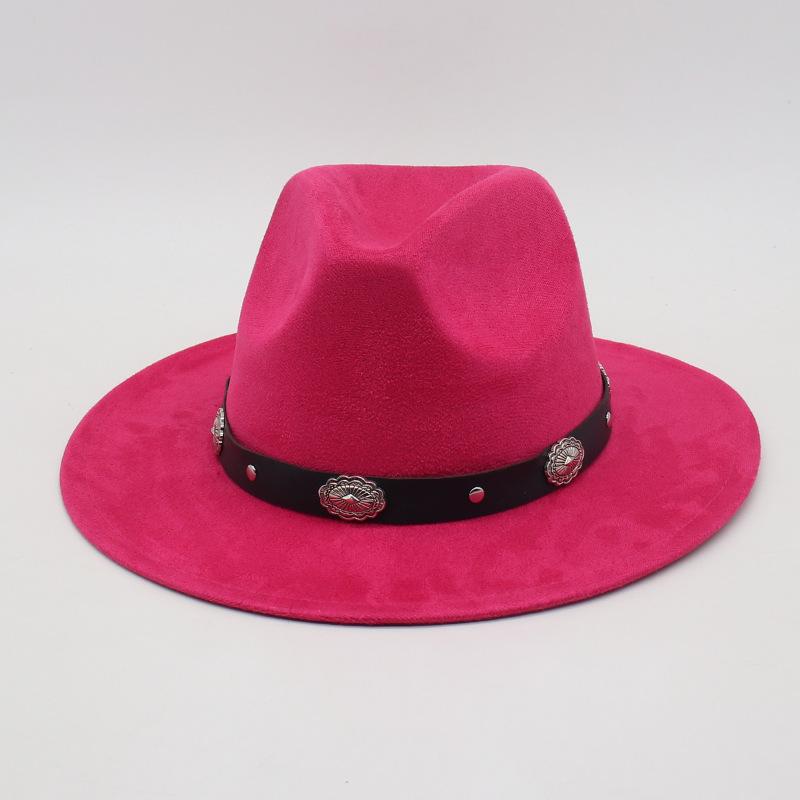 Simple Ethnic Style Headband Retro Top Hat Direct Supply Jazz Cowboy Hat
