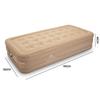 Air 40cm electric compact waterproof and for camping and outdoor use mattress, single/double size, high, one-click inflation, built-in pump, storage,