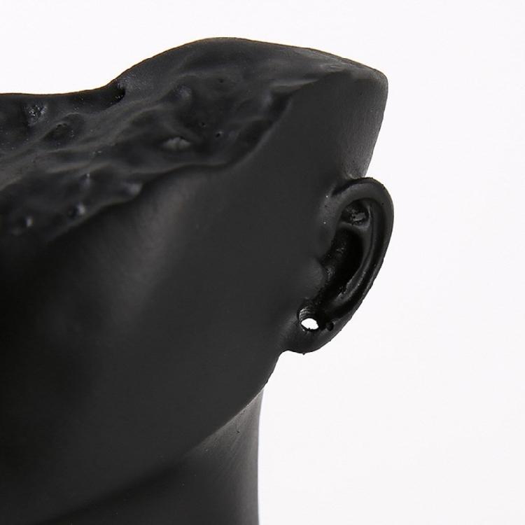 Stylish Neck Model Stand Necklace Showcases Stand Earrings Holder Resin Texture