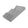 In Drawer Cutter Block Plastic 16 Slots Steak Cutter Holder Cutlery Storage Organizer with Sharpening Stone Slot for