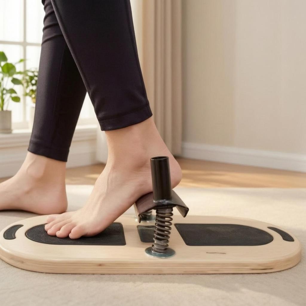 Foot Training Board NonSlip Balance with Handle Stable Arch for Home Workouts, Office