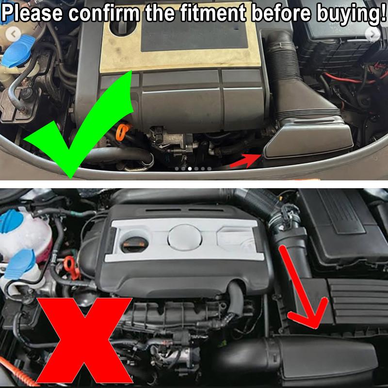 Auto Lufteinlass Einlasskanal Abdeckung Deckel 1K0805965C9B9 1K0805965C Für VW Jetta Passat Golf GTI Rabbit Beetle 2.5L