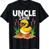 Cute Duckling Duckies Lover Funny Uncle Duck Fathers Day T Shirt For Dad Vintage Washed Homme Unisex Fashion Stylish Graphic