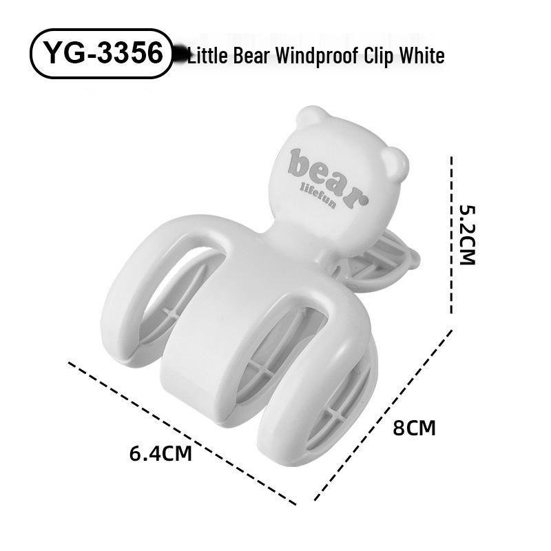 

Little Bear Windproof Quilt Clips: Strong Grip, No-Trace, Secure Drying for Comforters & Bed Sheets
