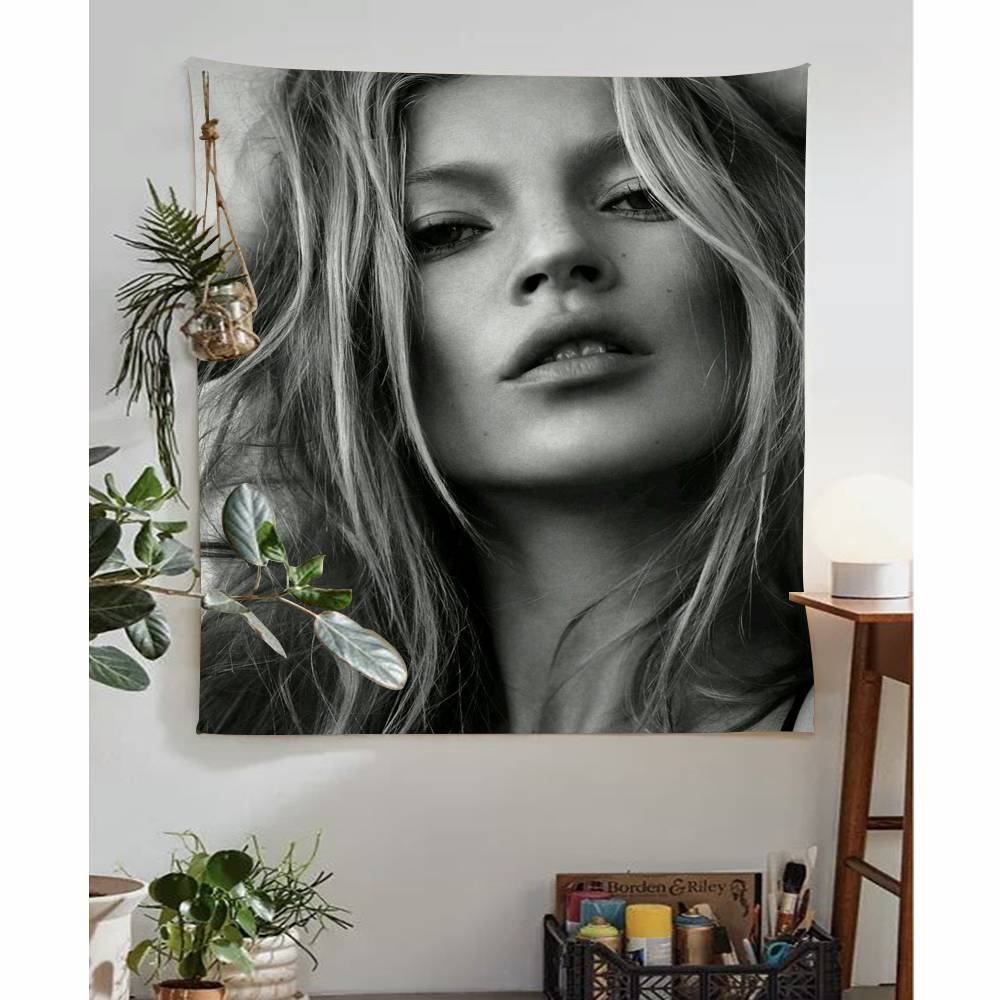 Kate Moss Modern Art Tapestry Wall Hanging Cheap Hippie Wall Hanging Bohemian Wall Tapestries Mandala Wall Hanging Sheets