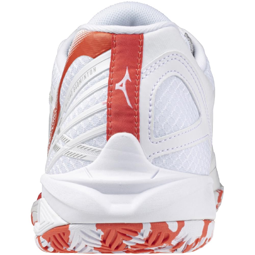 Mizuno Badminton Shoes Wave Claw 3 Lightweight Cushioning Cm 3E Club/Gym White/Black/Red 28.0