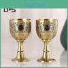Goblet 25ml Embossed Wine Premium Vintage Bronze Exquisite Royal Embossed Cup Home Decor