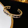 Zircon Diamond-Set Grid Bracelet: Elegant, Luxurious Niche Design for Women